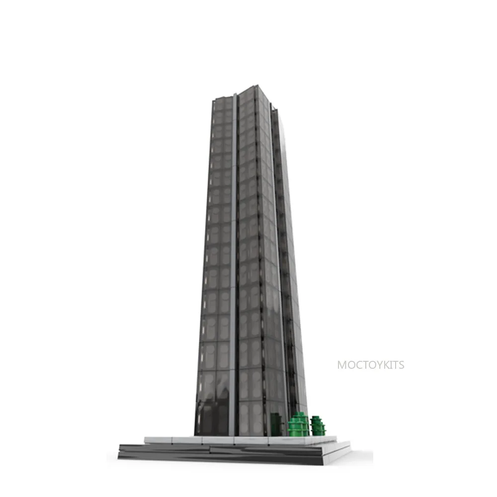 جولة Montparnasse 1:800 مقياس باريس نموذج اللبنات MOC مدينة ناطحة السحاب سلسلة برج عرض الشارع مجموعة لعبة الهدايا