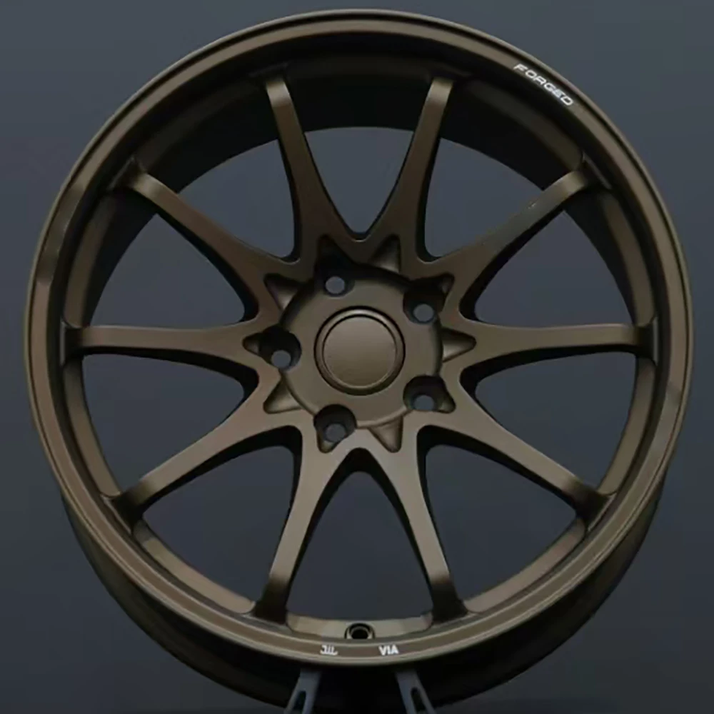 10 SPOKE DESIGN ODM Bronze 10 SpokesForged Wheel 17-24 Inch 5x114.3 5x120 Rim for bmw Honda Civic Subaru Tesla For RAYS CE28N