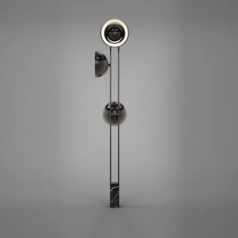 Nordic postmodern decorative lamp, designer new bedroom bedside lamp, creative art multi-head marble floor lamp
