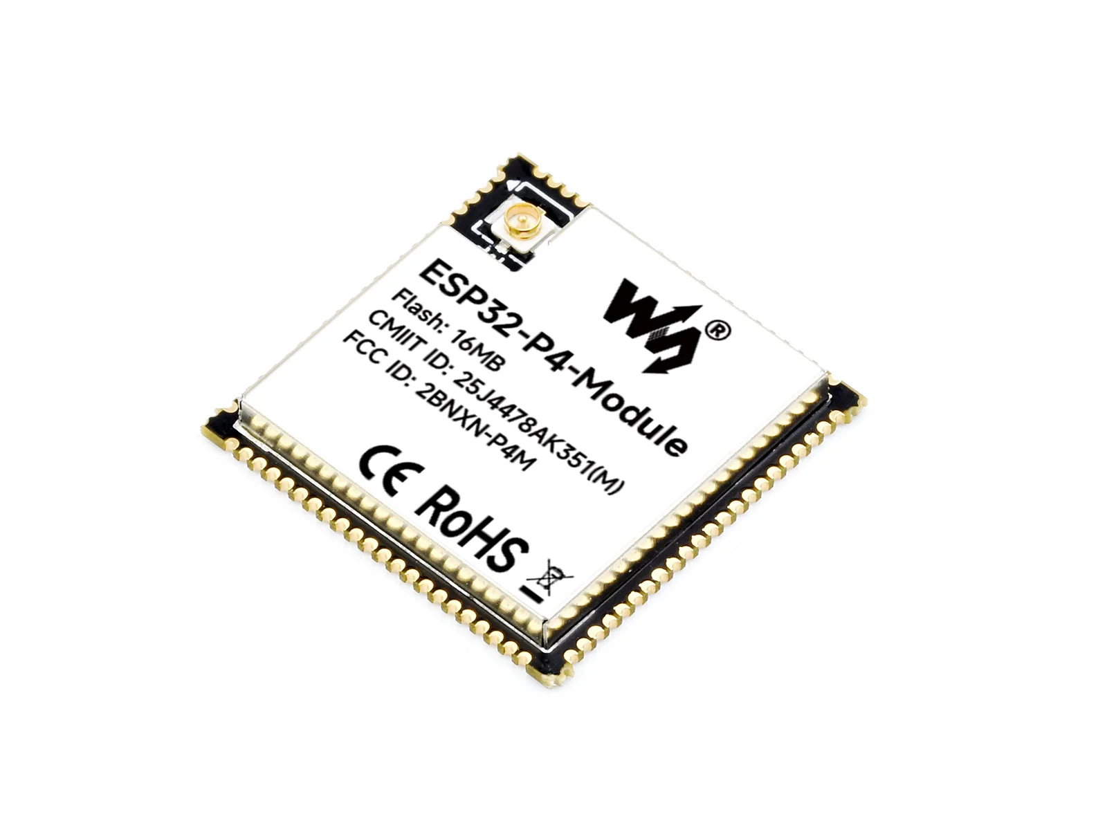 Picture 3: Waveshare ESP32-P4-Module Core Board, Supports 2.4GHz Wi-Fi And Bluetooth 5.3 Based On ESP32-P4 And ESP32-C6 Dual-Chip Design