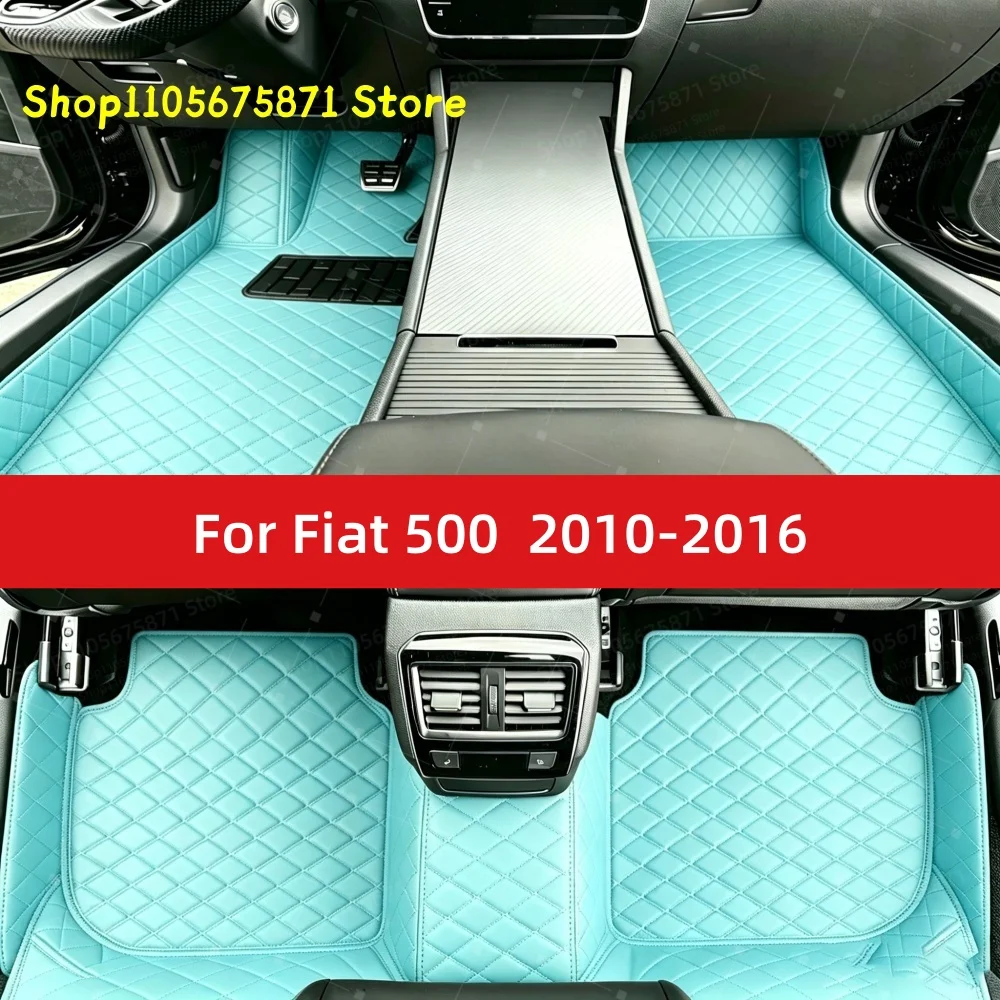 

Custom Car Floor Mats Fit For Fiat 500 2010 2011 2012 2013 2014 2015 2016 Car Mat Accessories Mats Carpets