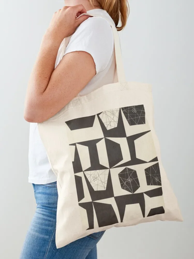 

Mid-century Geometric Tote Bag Shopper shopping trolley bag Shopping bags Large bags for women
