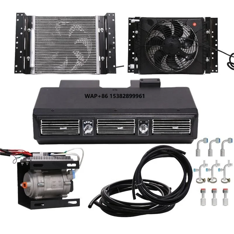 24 فولت صغير 12 فولت السيارات تكييف الهواء المحمولة Parkin تيار مستمر مكيف الهواء أنظمة تكييف الهواء للسيارة العالمية #1