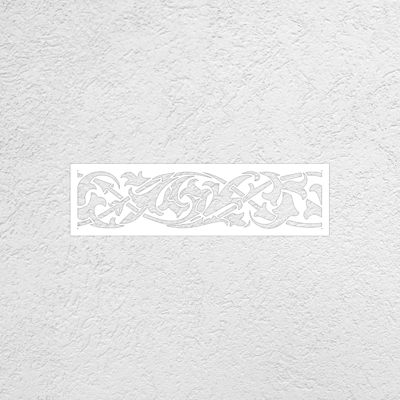 10cm - 100cm Stencil Wall For Painting Template To Paint Furniture Makers Putty Decor Border Retro Vintage Classic Divider S322