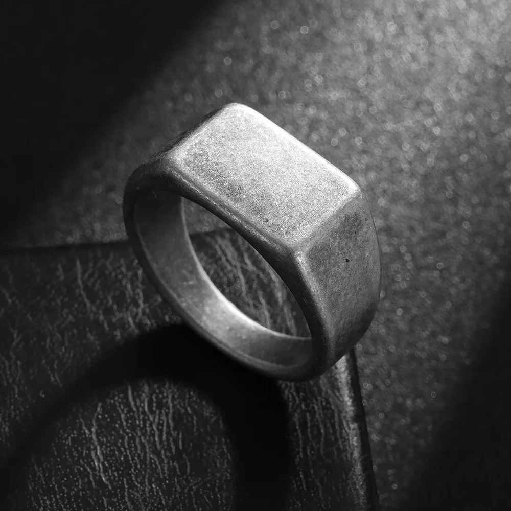 Wikinger-Runenring für Männer aus 316L Edelstahl Vintage-Schmuck – Detail 4
