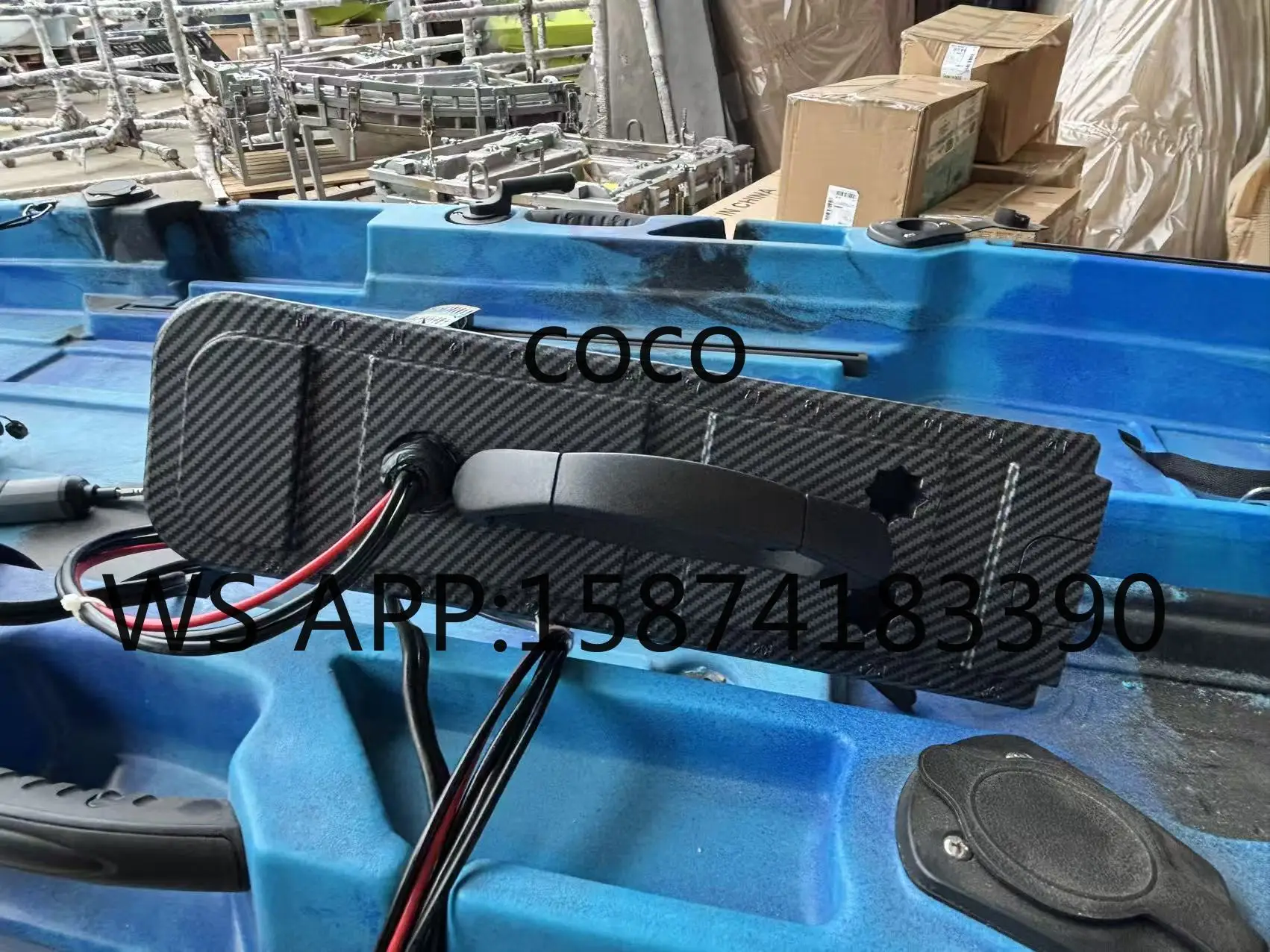 High Speed Brushless Kayak Motor P750B, 55/65LBS Thrust 12V/24V Electric Trolling Motor