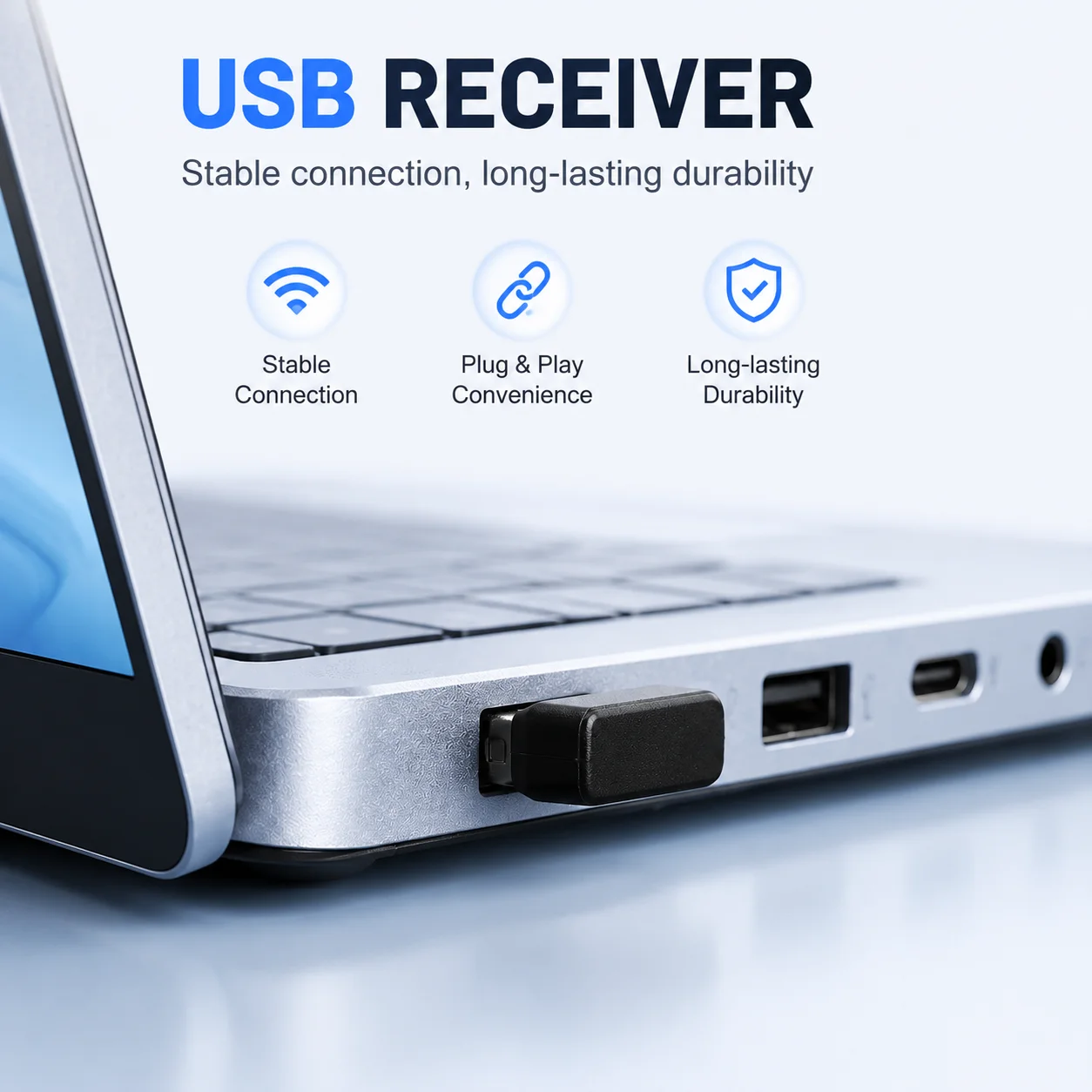 Receptor USB Dongle para Mouse - Gaming Keyboard Wireless avaliação e preço