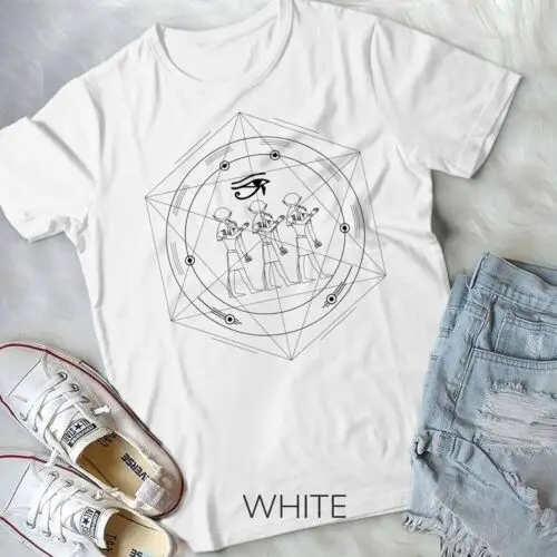 Sacred Geometry Science Egyptian Unisex T-shirt