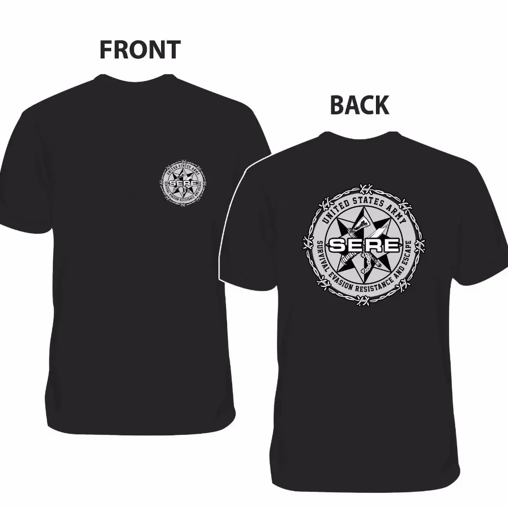 Sere Usmc School Army Special Marine, camisetas informales de estilo veraniego para hombre, camisetas novedosas