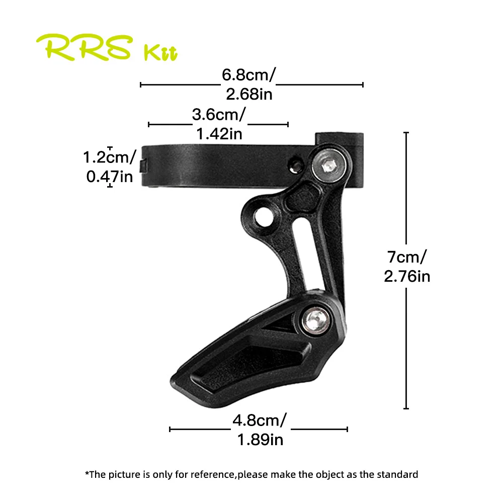 Rrskit MTB Bicycle Chain Guide Positive And Negative Tooth Chain Stabilizer To Prevent Chain Drop for Mountain Road Bike