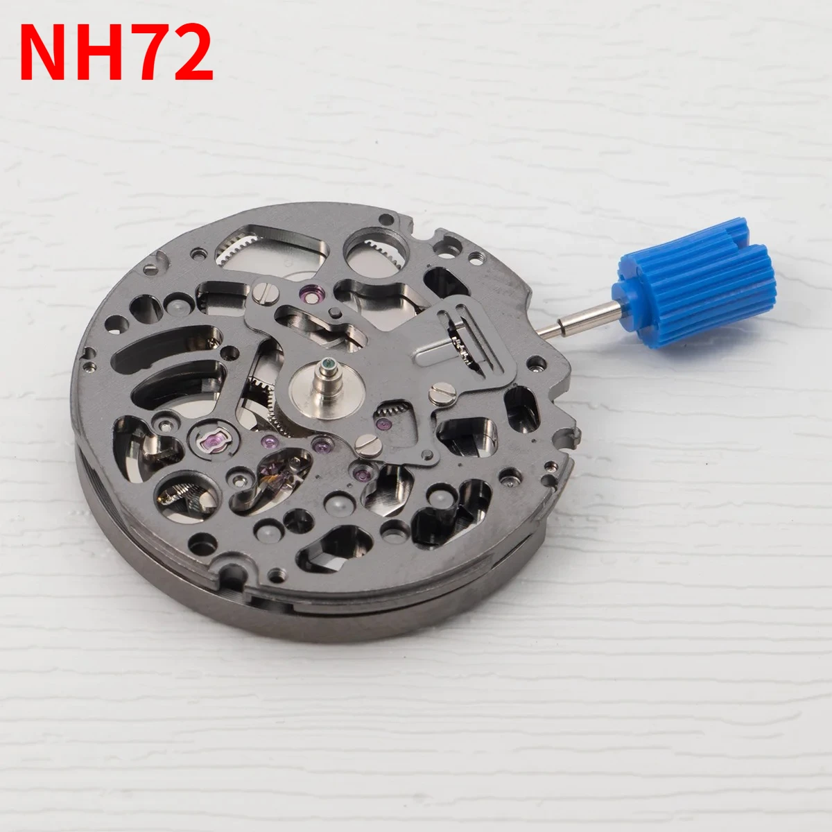 Japan Original NH71 NH72 NH70 High Accuracy Skeletonized Movement Automatic Self-winding 24 jewels Mechanism Modification Parts image 3