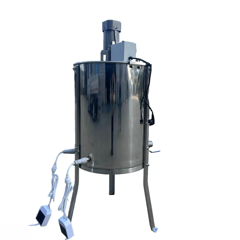 Honey heating mixer to melt crystalline honey