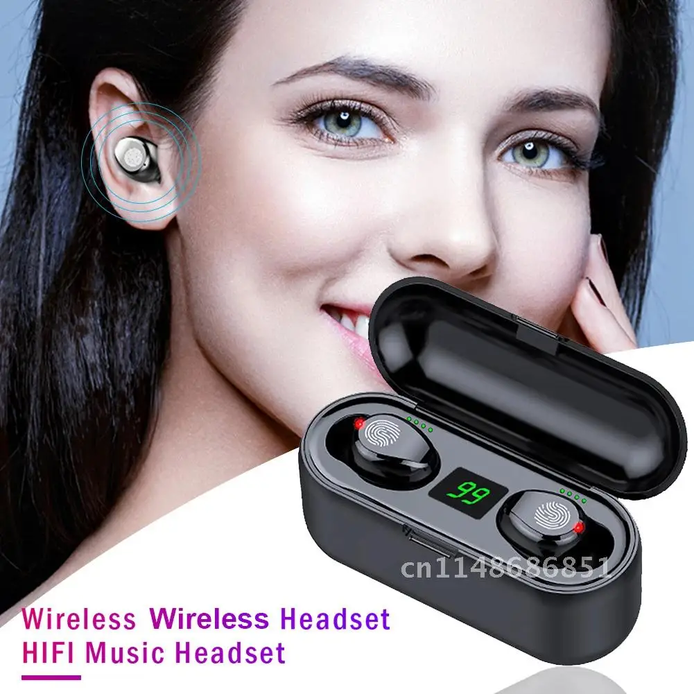 Wireless Bluetooth-Compatible Headset Mini Earphones In Ear 5.0 Earbuds Wireless Headphone Headsets