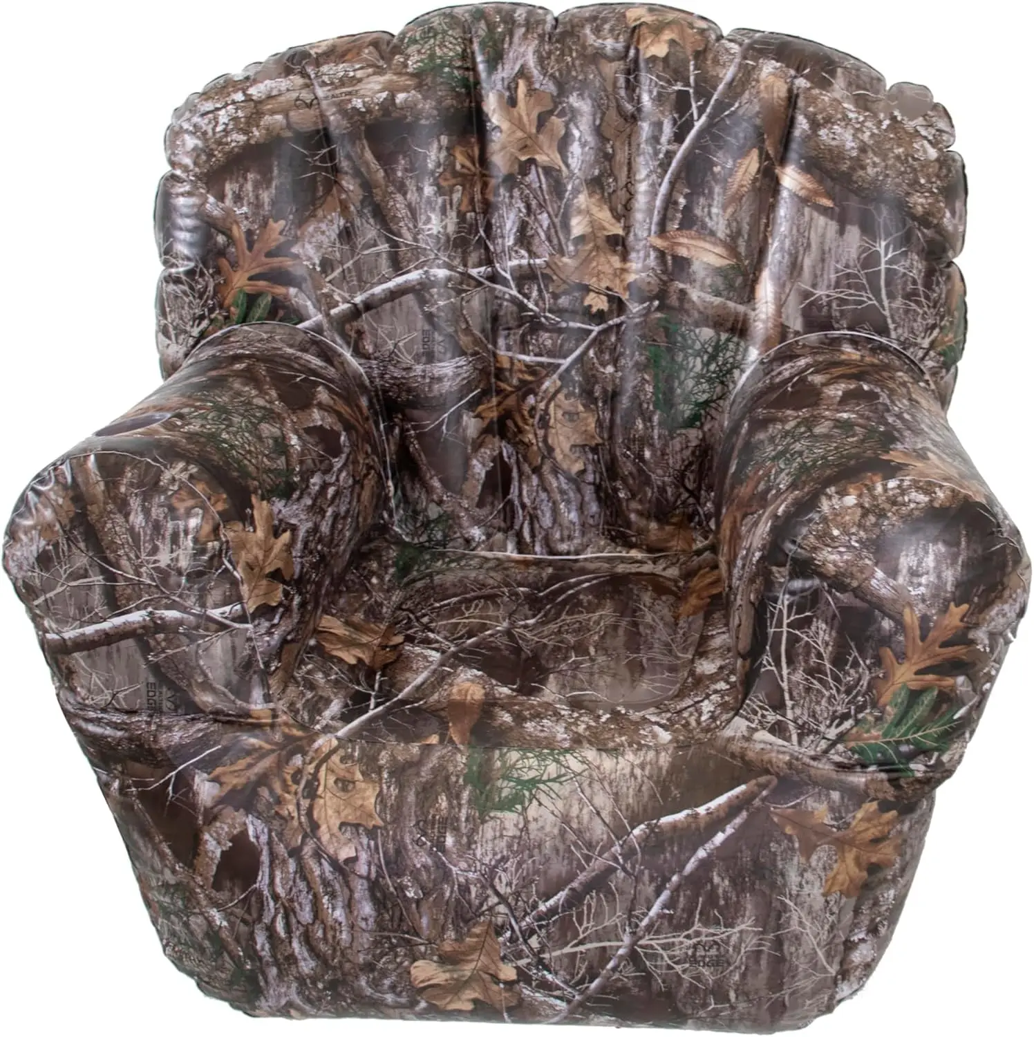 

Realtree Camo Inflatable Armchair - Heavy-Duty Puncture-Resistant, Ultra-Comfortable Outdoor Lounge Chair Supports 250 lbs