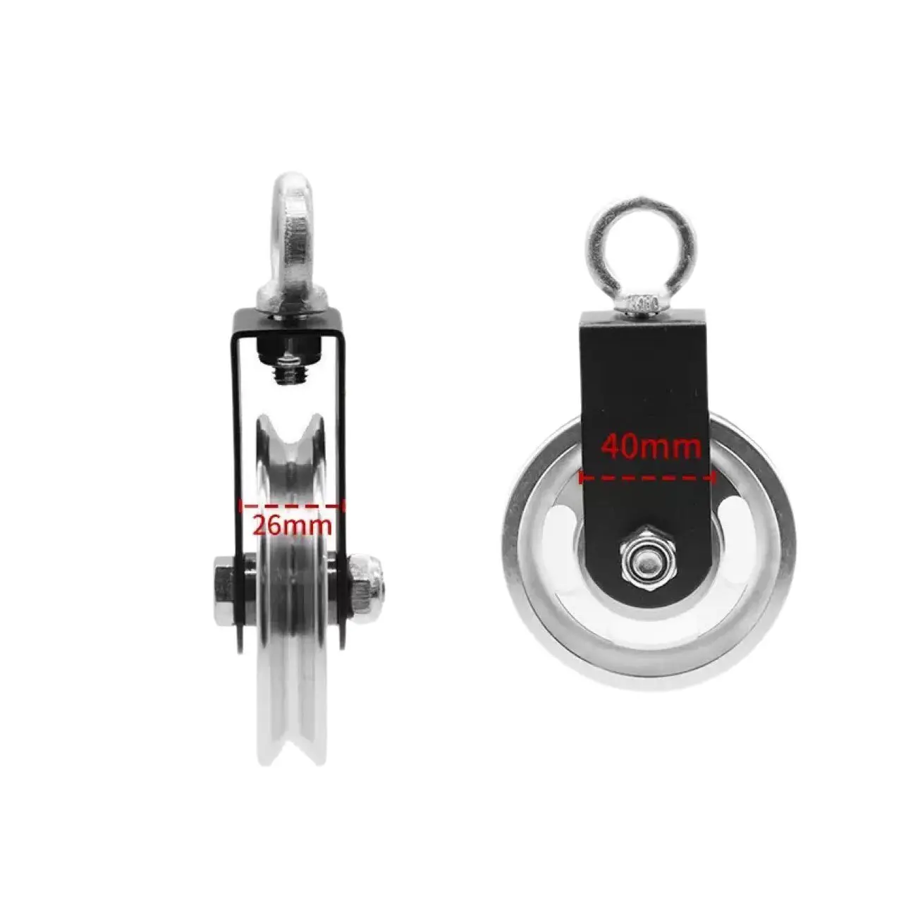 Cross-border direct supply of big bird pulley set fitness equipment high drop-down DIY household pulley wire rope set