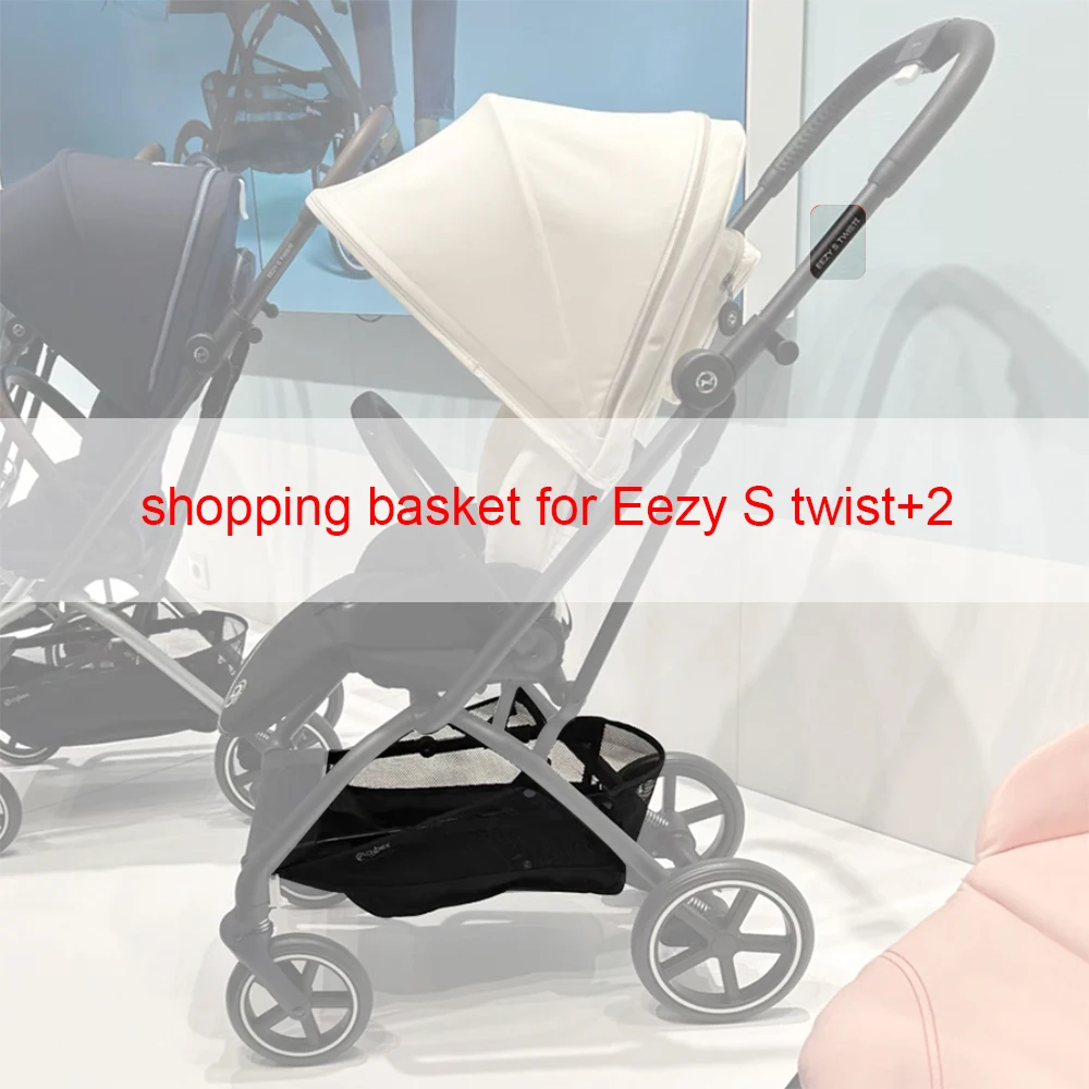 Buggy Shopping Basket For Cybex Eezy S/Twist S+2 /Twist +2 Stroller Storage Bag With Fixture DIY Direct Replace Baby Accesories