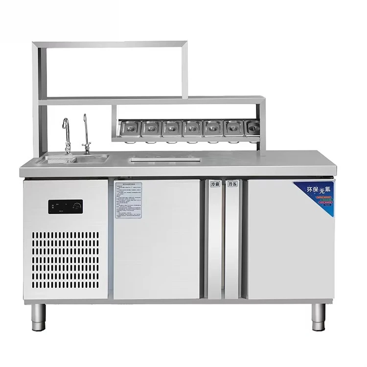 طاولة عمل لفندق الأعمال الأكثر مبيعًا من الفولاذ المقاوم للصدأ وطاولة إعداد من الفولاذ المقاوم للصدأ