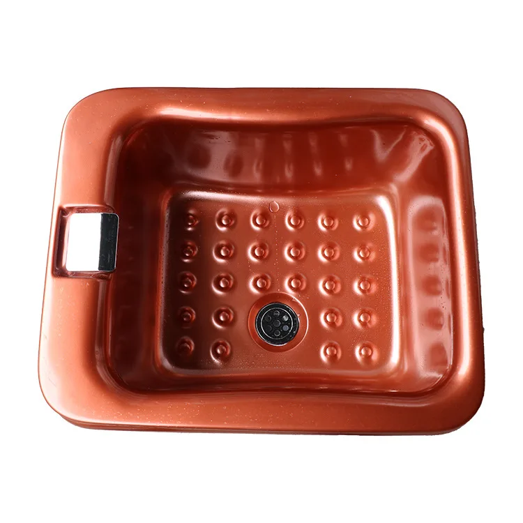 Foshan manufacturers wholesale ceramic integrated acrylic foot bath square deepening foot bath medicine
