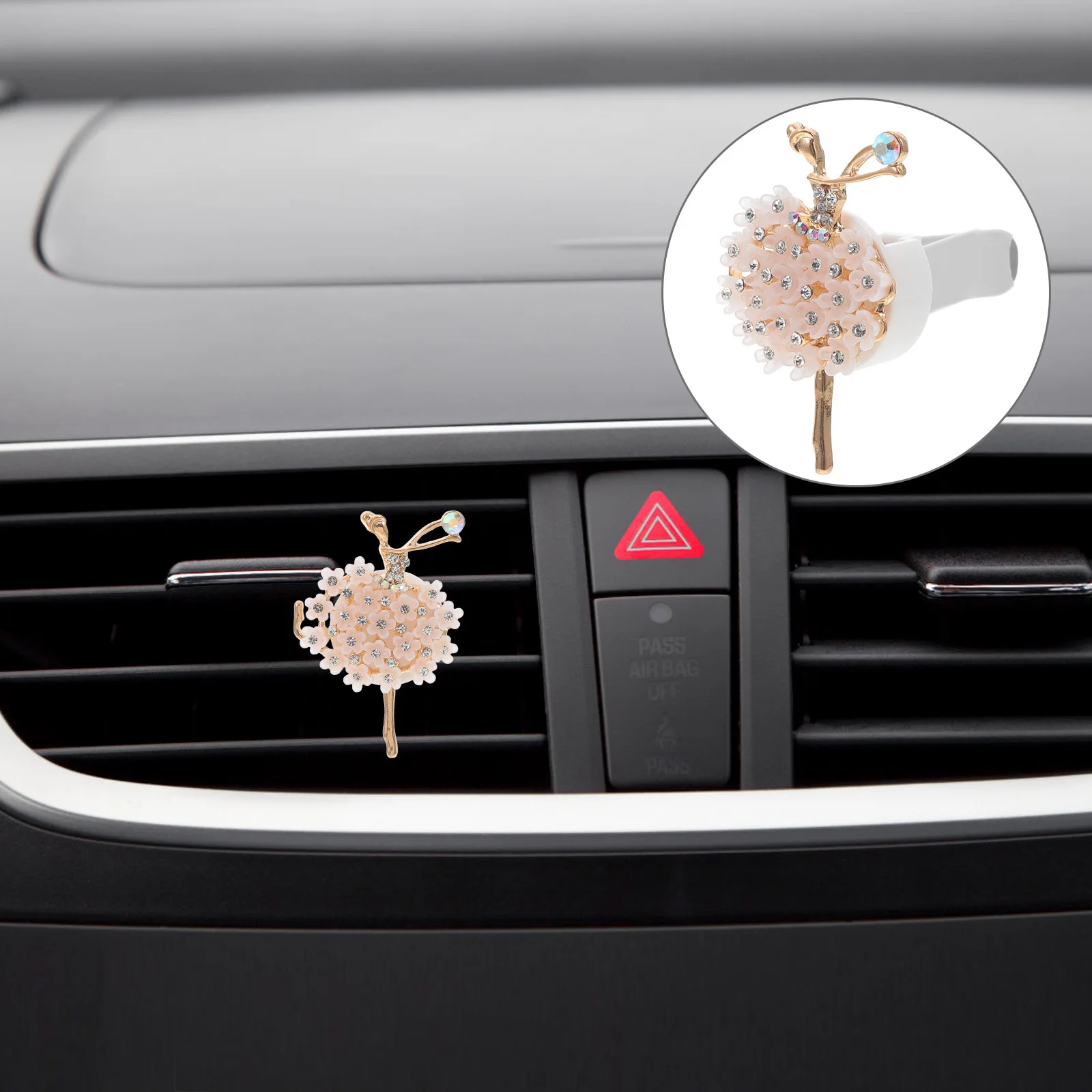 

Flower Car Clip Aromatherapy Diffuser Decorative Car Air Freshener Clip for Dashboard Decoration Dashboard Decorations