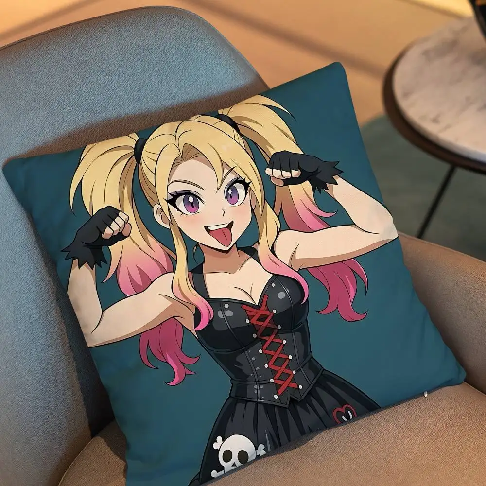 Double ponytails Liv Morgan Pillow Case Office Cushions Suitable For Sofa Car Bedroom Decorative Cushion Cover