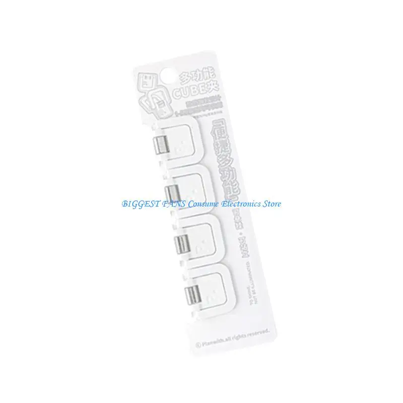 

Square Shaped Note Holder Strong Grip Portable Design Workstation Essential