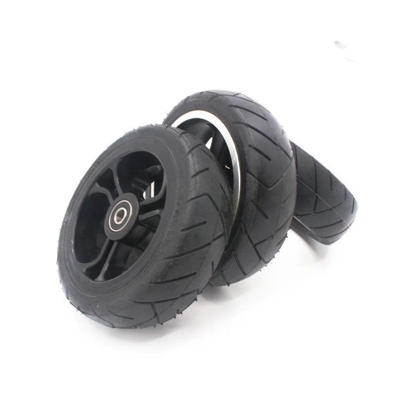 New5.5x2 Solid Belt Plastic Hub Wheel: Fit Fast Wheel F0, Shopping Cart, Medical Auxiliary Wheel