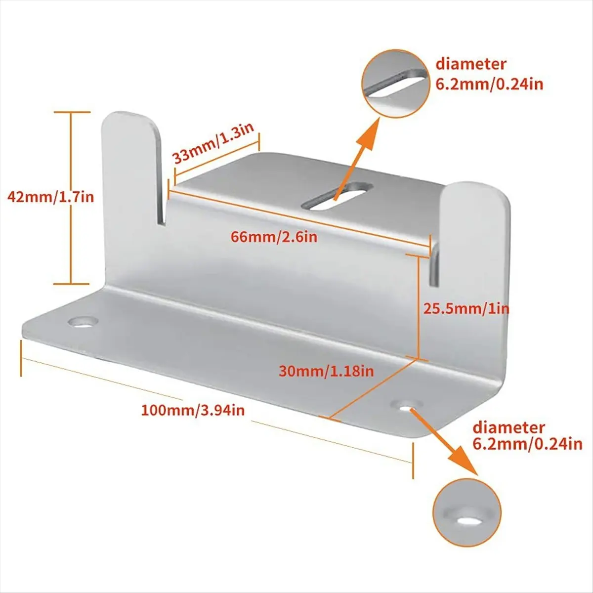 ✼4 Set Solar Panel Mounting Bracket Kits PV Panel Roof Solar Panel Aluminum Mounting Z Type Bracket