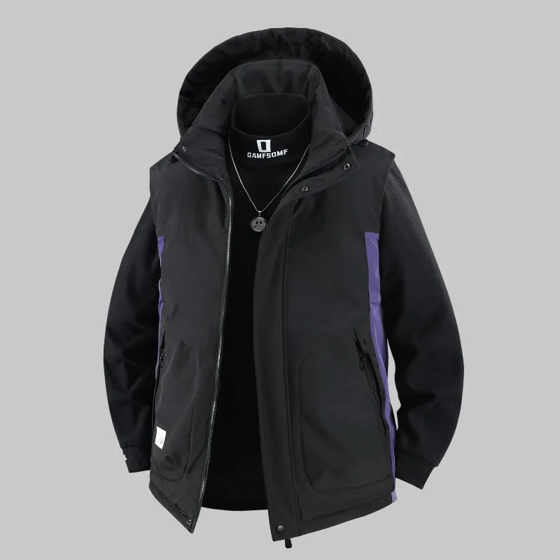 

Камуфляжный теплый жилет, модный мужской модный и крутой хлопковый жилет, куртка для улицы, подростков, осенне-зимний пуховый хлопковый жилет