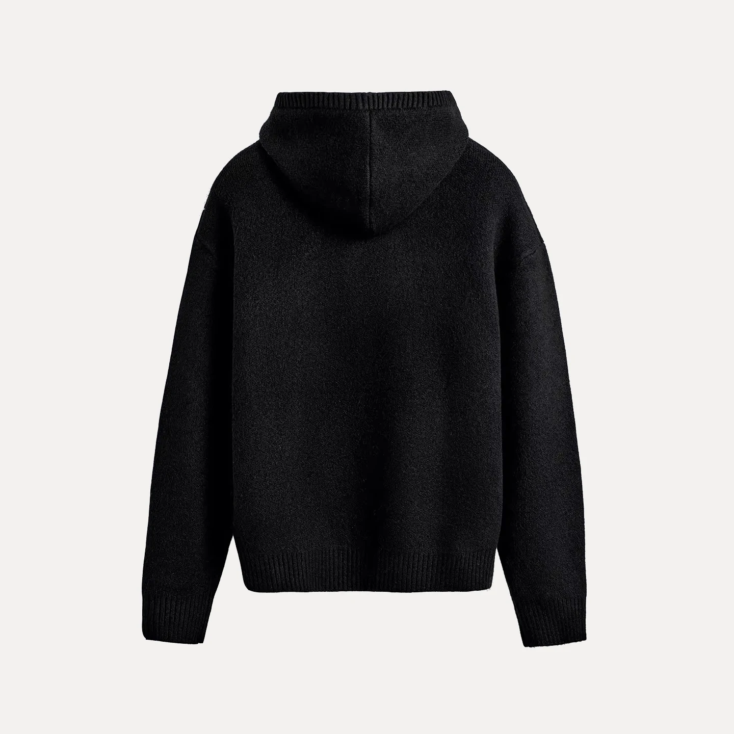 جديد خريف 2025 معطف رجالي فايون شخصي فضفاض بياقة واقفة وسحاب محبوك Jaet معطف طويل غير رسمي #4