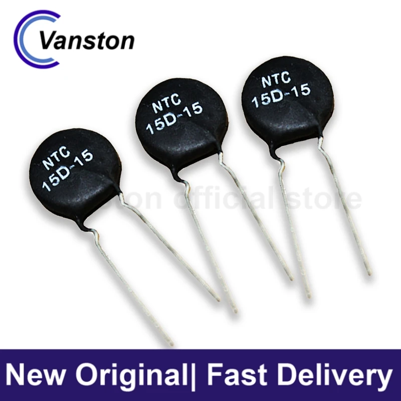 10pcs MF72 Plug-in Thermistor 15D-15 Diameter 15mm 15 Ohm NTC Negative Temp. NTC Negative Temperature Coefficient