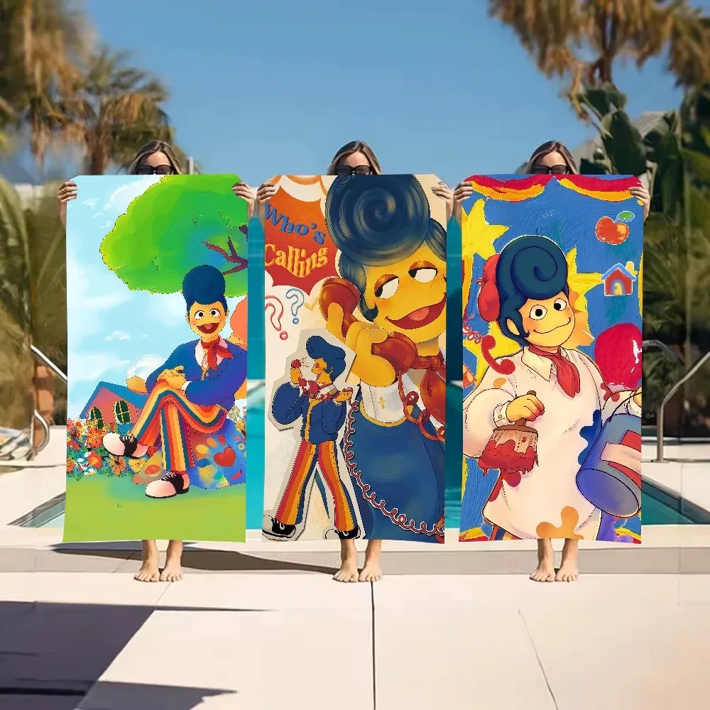 Toalla de juego, piscina, viaje, fitness, ducha, camping, playa, deportes, clásica, suave, de secado rápido, fresca, para regalo, con diseños de Welcome Home Wally Darling