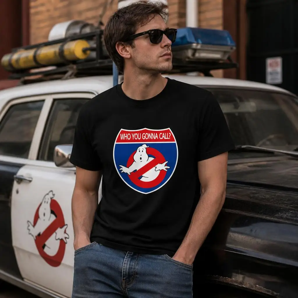 Who You Gonna Call Ghost Busters Men T Shirt 100% Cotton Clothing Fun Short Sleeve Tee Gift T-Shirts