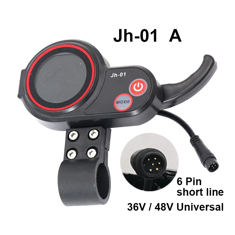 Electric Scooter 36V/48V JH-01 Intelligent Brushless Motor Controller LCD Instrument Display Accelerator Throttle
