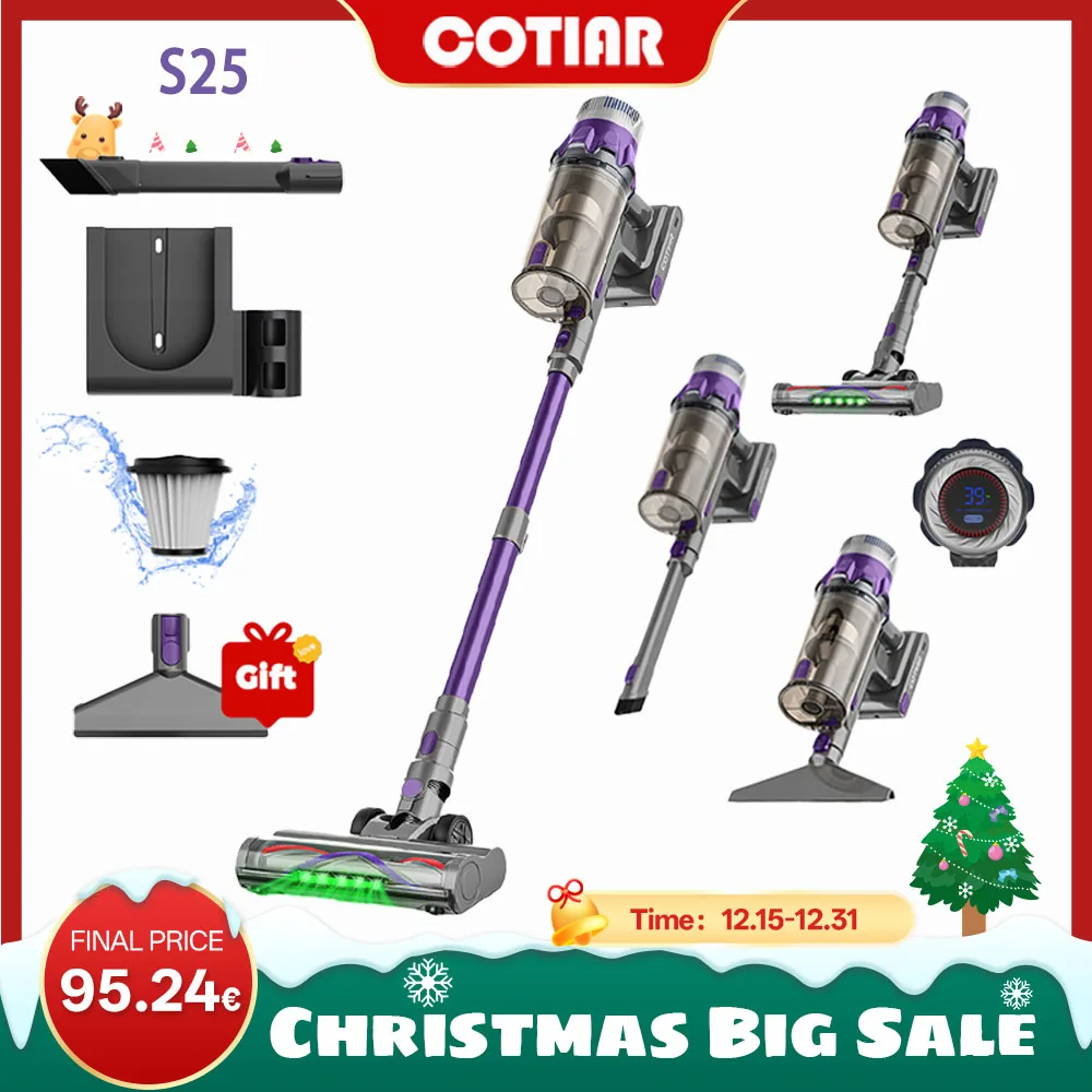 COTIAR S25 650W 60kPa aspirateur sans fil appareil ménager sans fil aspirateur à main maison intelligente batterie amovible