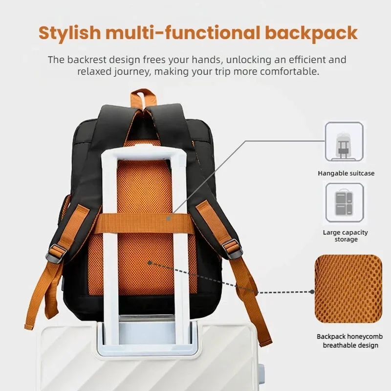 패션 다기능 비즈니스 백팩-대용량, 다중 수납공간, 노트북 백팩, 여행 백팩, 레저 백팩