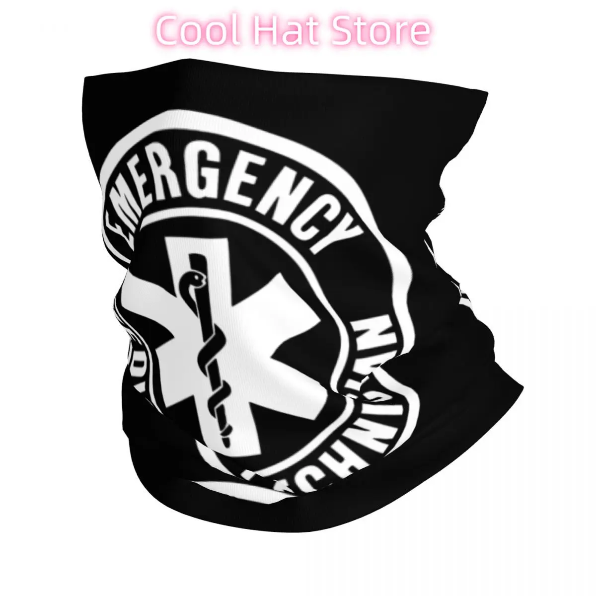 

Emt Star Of Life Emergency Technician Logo Winter Headband Neck Warmer Men Women Ski Running Tube Scarf Face Bandana Gaiter