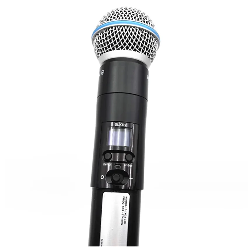 1 шт., нижняя крышка беспроводного ручного микрофона, задняя трубка, задняя базовая крышка для SHURE SLXD2/BETA58A/SLXD24/SM58, аксессуары