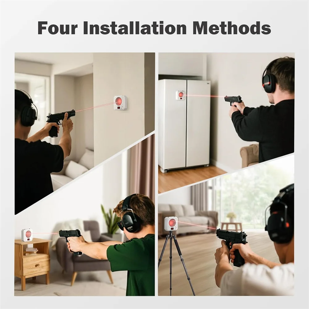 9 مللي متر مجموعة الهدف التدريب على النار الجاف الليزر التدريب رصاصة العد الإلكتروني نظام التدريب الهدف مع خرطوشة الليزر 9x19 مللي متر #6