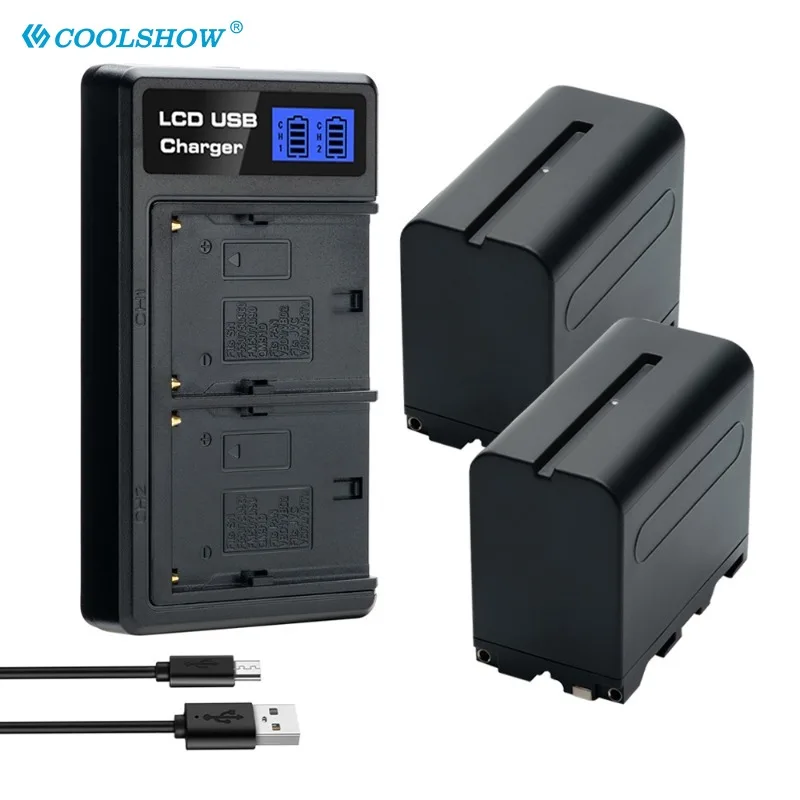 7800mah Battery NP-F970 for Sony CCD-TRV58 CCD-TRV51 CCD-TR3300 HDR-AX2000 DSR-PD150 NP-F960 NP F750 F970 Camera Batteries