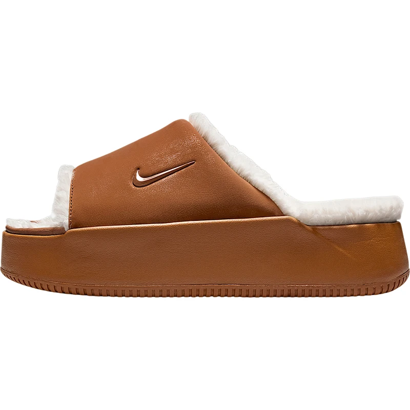 Nike genuine Winter Women's Sports Wear-resistant Thick-soled Slippers HV8560-200 image 5