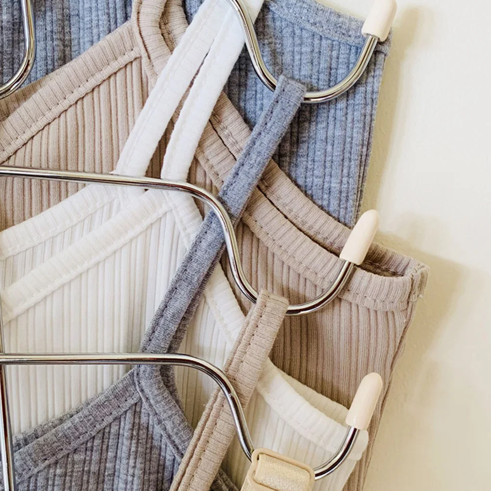 

2Pcs Multilayer Underwear Hanger Iron Clothes Storage Rack Wardrobe Bra Tie Scarf Belt Shelf Space Saving
