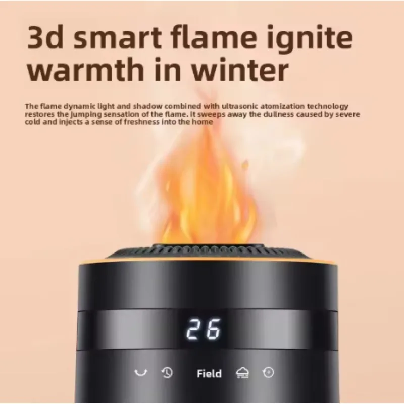 2025 New Electric Portabile Warmer Ceramic Rapid Heating Heater Overheating Protection  Bedroom Bathroom Humidifying Spray Home