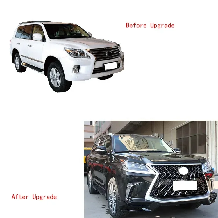 Factory Sales LX570 Vehicle Modification Parts Bumper Upgrade Body Kit For Lexus 2008-2015 LX570 To 2016 570 Model