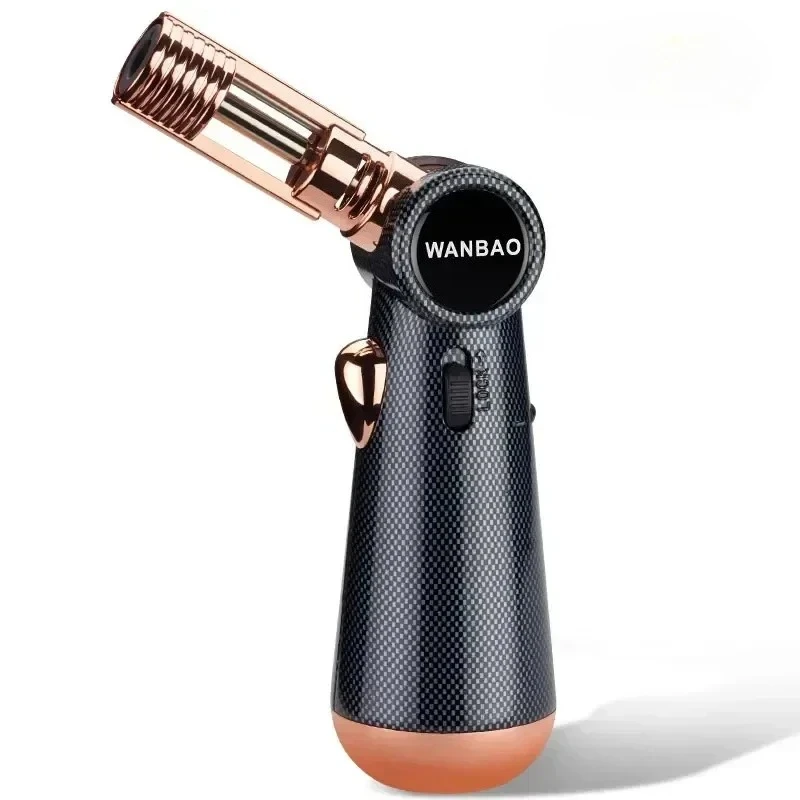 

High Power Outdoor Metal Butane Gas Lighter Kitchen BBQ Direct Spray Welding Gun Windproof Cigar Moxibustion Igniter Tool Gifts