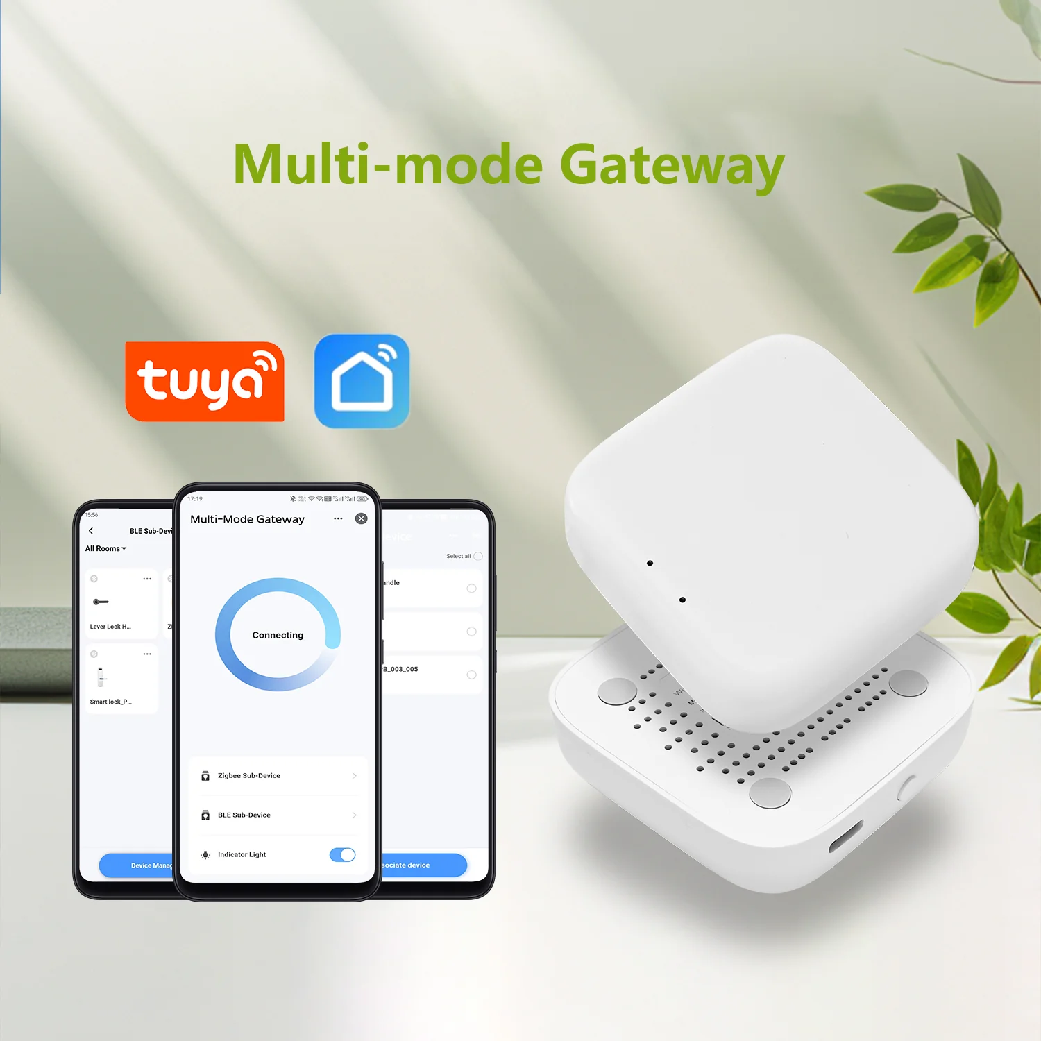Tuya WIFI Multi Mode Gateway Hub Smart Life Wireless Control Hub APP Remote Control Smart Home Works with Alexa and Google