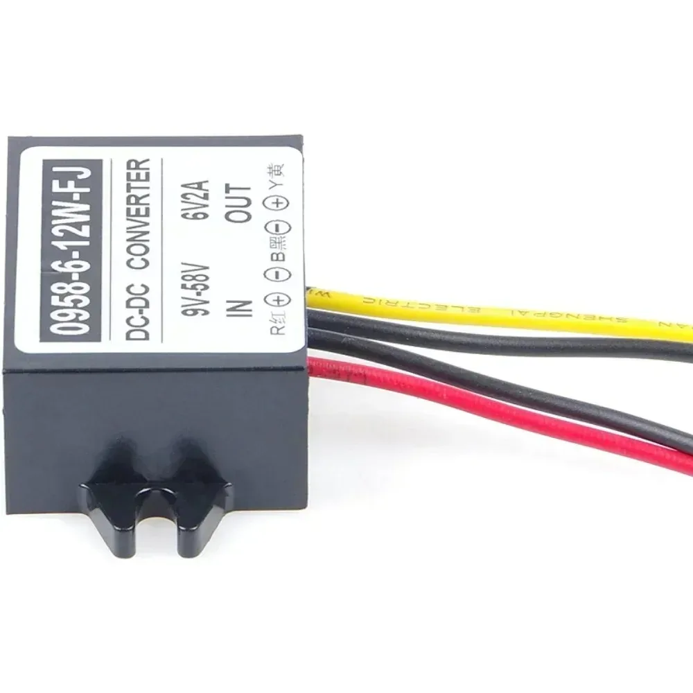 DC 12V 24V 36V 48V 9V-72V Convert to 6V 2A 12W Step Down Car Power Inverters Waterproof Power Adapters Buck Voltage Converters image 5