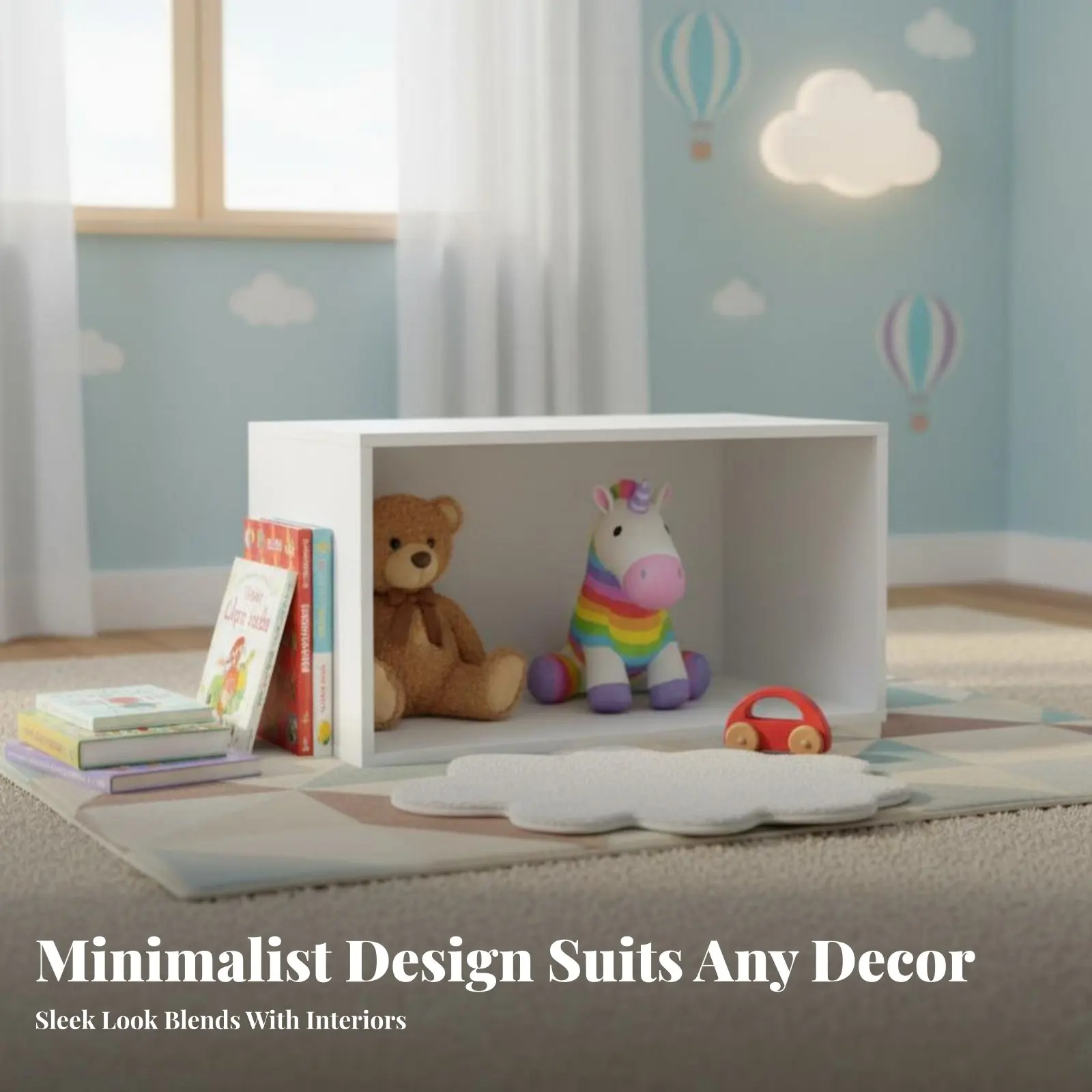 

Персонализируемый модульный контейнер-куб Layview: Органайзер с опциональными дверцами для экономии пространства