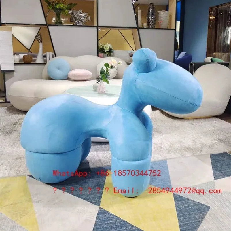 Creative Pony Stool Luxury Home Low Change Shoe Stool Living Room Furniture Bedroom Home Decor