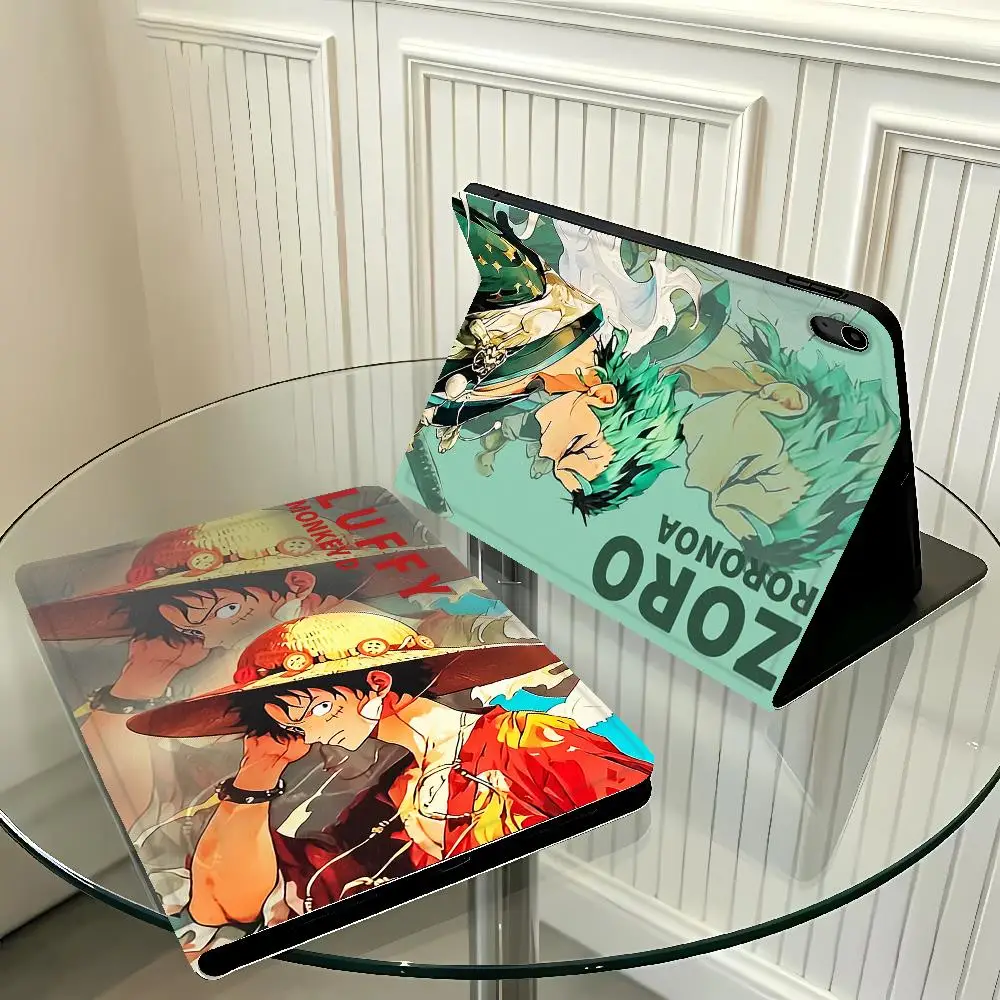 Case for Apple iPad 10th 7/8/9th Air 11 13 M4 M3 M2 A16 2026 Pro11 13 with Pencil Slot Air 4/5/6th Comic One Pieces