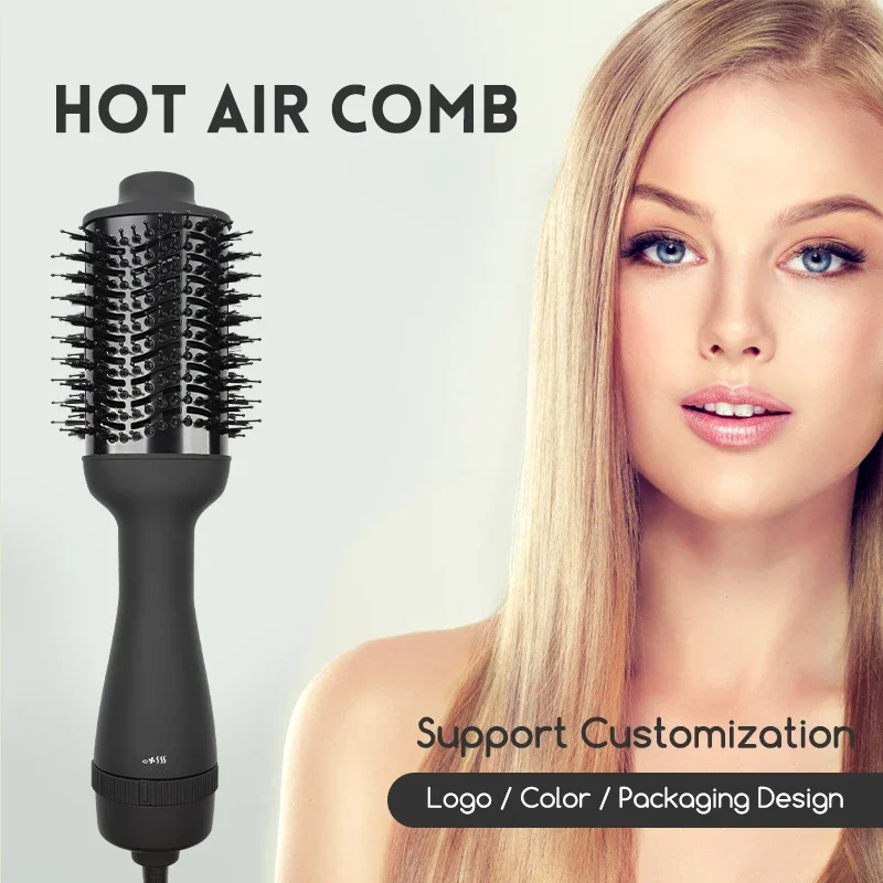 Cheap Price Manufacturer Multi Electric Brushes Professional Hot Air Combs Hair Dryer Brushes Straightener Comb Brush